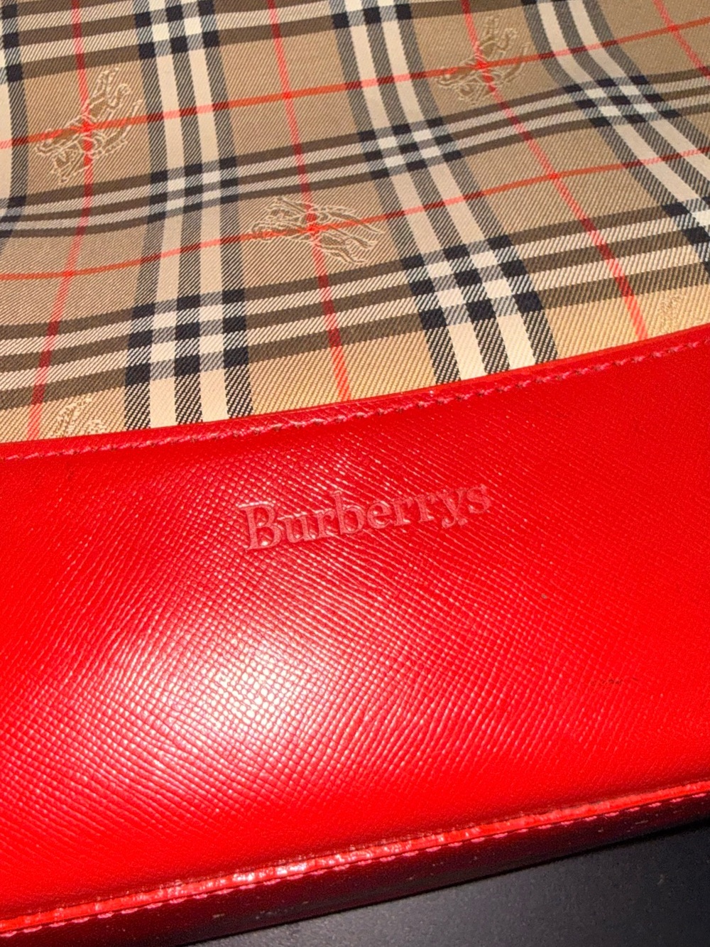 Burberrys Nova Check Tote Bag Canvas Beige Gold with Certificate of Authenticity - Picture 11 of 12